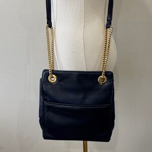 Frenchy of California Ultra-Soft Leather Shoulder/Crossbody Bag